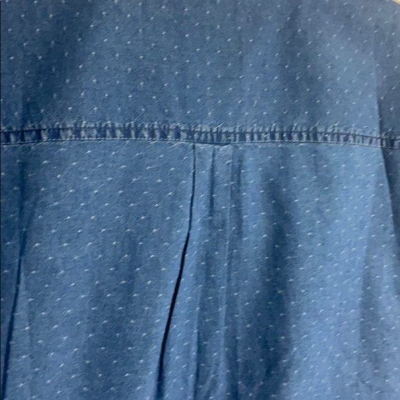 Madewell Blue, button down Shirt,  NWT, XS - Picture 5 of 6